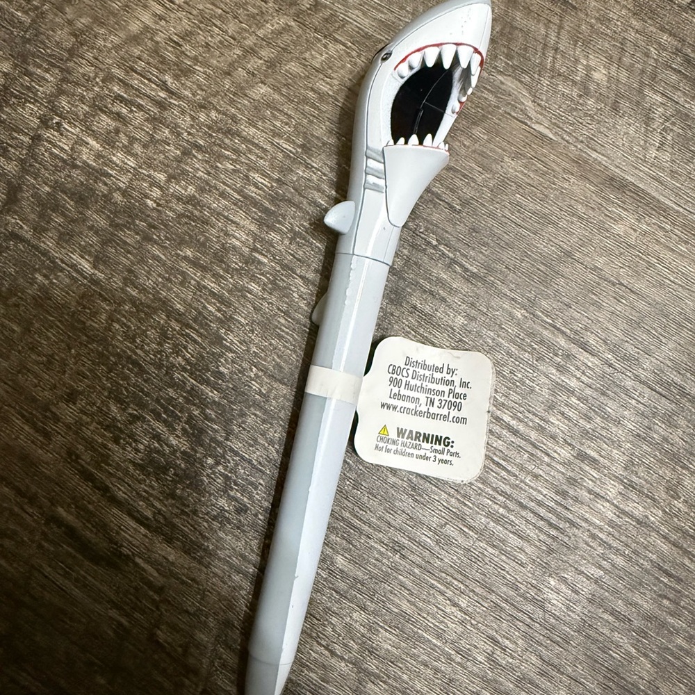 Shark Shaped Gray Pen